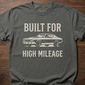 Built For High Mileage strength training clothing featuring classic muscle car graphic – Pepper