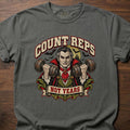 Count Reps funny gym shirt with vintage gothic strength graphic – Pepper